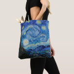 Vincent Van Gogh The Starry Night Tote Bag<br><div class="desc">Vincent Van Gogh's The Starry Night Detail</div>