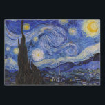 Vincent Van Gogh - The Starry night Wrapping Paper Sheet<br><div class="desc">The Starry Night / La nuit etoilee - Vincent Van Gogh in 1889</div>