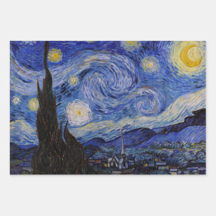 Vincent Van Gogh - The Starry night Wrapping Paper Sheet