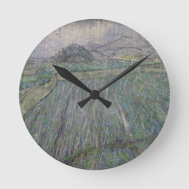 Vincent van Gogh | The Thunder Storm Round Clock (Front)