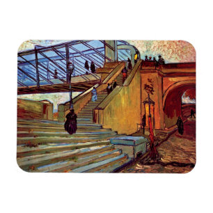 Vincent Van Gogh - The Trinquetaille Bridge Magnet