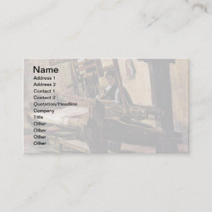 Vincent Van Gogh – The Weaver - Fine Art Business Card