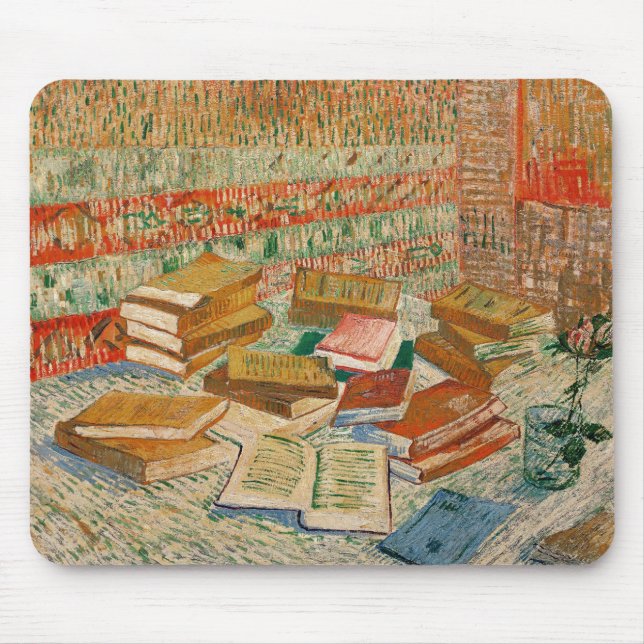 Vincent van Gogh | The Yellow Books, 1887 Mouse Pad (Front)