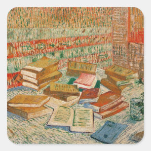 Vincent van Gogh The Yellow Books, 1887 Square Sticker