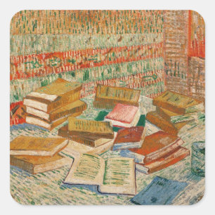 Vincent van Gogh The Yellow Books, 1887 Square Sticker