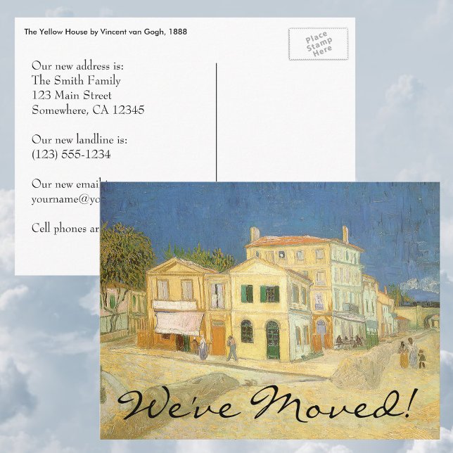 Vincent van Gogh - The Yellow House (The Street) Announcement Postcard (Creator Uploaded)