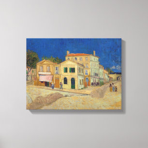 Vincent van Gogh - The Yellow House / The Street Canvas Print
