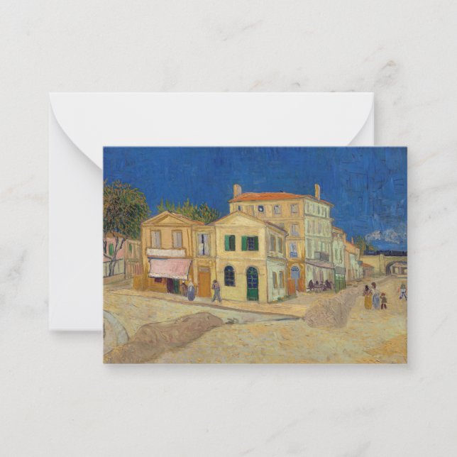 Vincent van Gogh - The Yellow House / The Street Card (Front)
