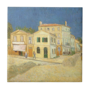 Vincent van Gogh - The Yellow House (The Street) Ceramic Tile