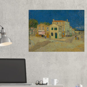 Vincent Van Gogh, The Yellow House, The Street Foil Prints