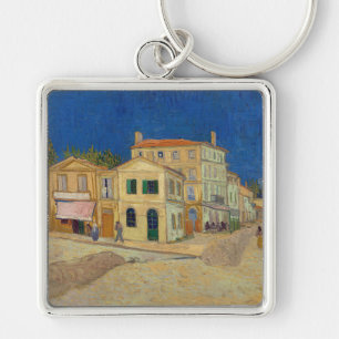 Vincent van Gogh - The Yellow House / The Street Key Ring