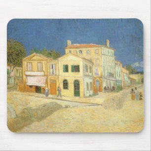 Vincent van Gogh - The Yellow House (The Street) Mouse Pad