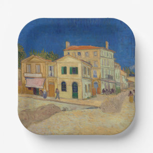 Vincent van Gogh - The Yellow House / The Street Paper Plate