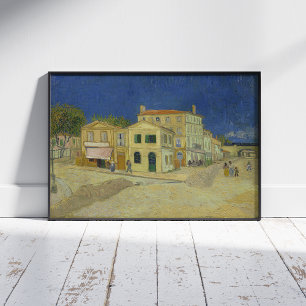 Vincent Van Gogh, The Yellow House, The Street Poster