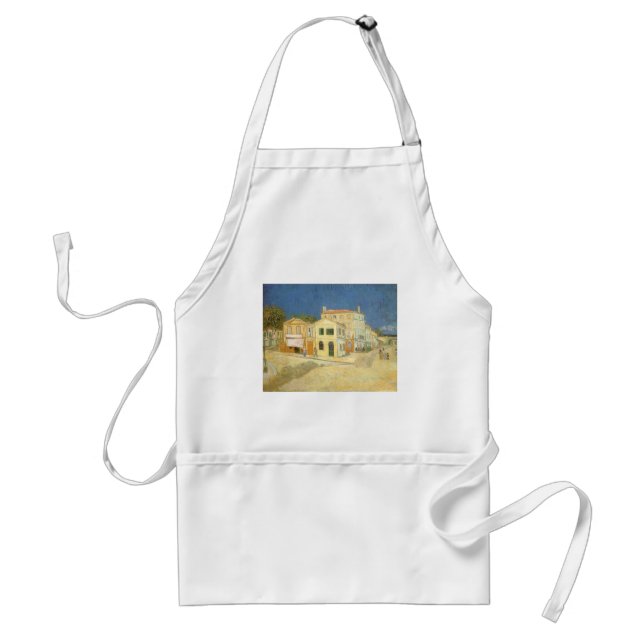 Vincent van Gogh - The Yellow House (The Street) Standard Apron (Front)