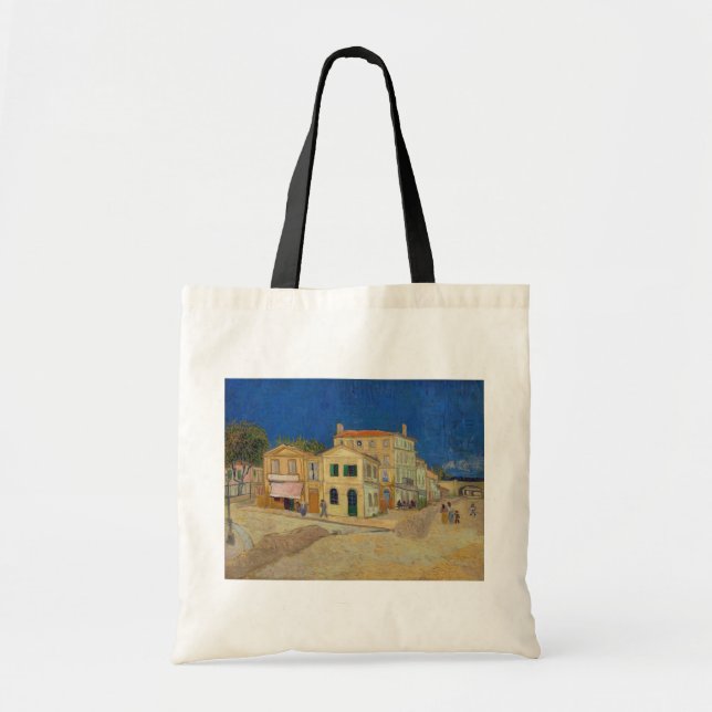 Vincent van Gogh - The Yellow House / The Street Tote Bag (Front)