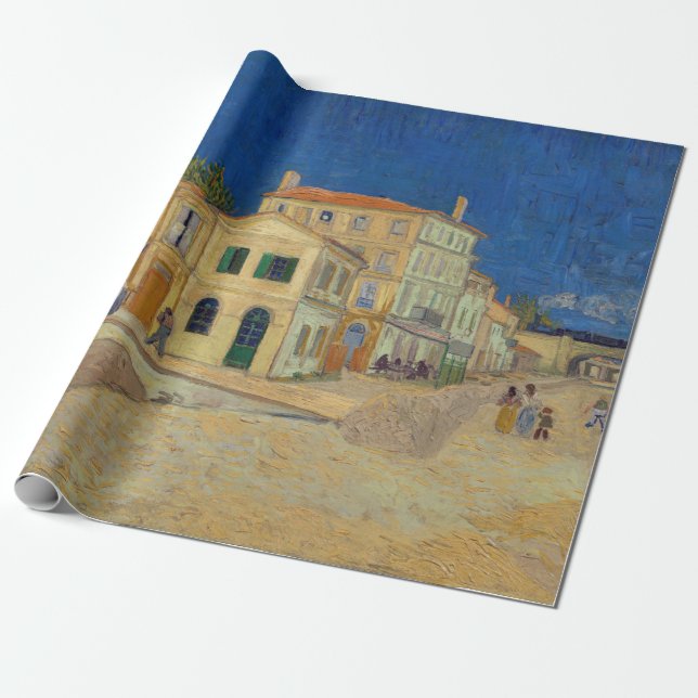 Vincent van Gogh - The Yellow House / The Street Wrapping Paper (Unrolled)