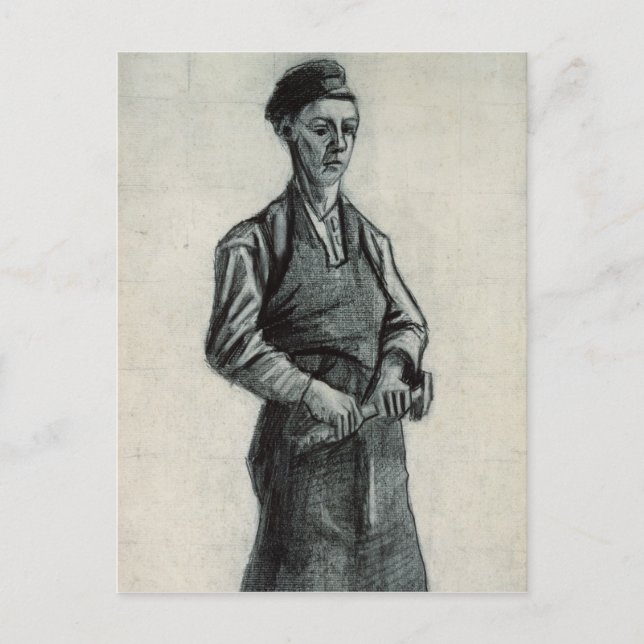 Vincent van Gogh | The Young Blacksmith, 1882 Postcard (Front)