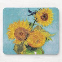 Vincent Van Gogh - Three Sunflowers in a Vase