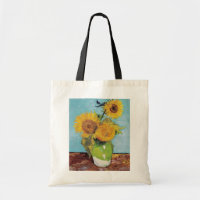 Vincent Van Gogh - Three Sunflowers in a Vase
