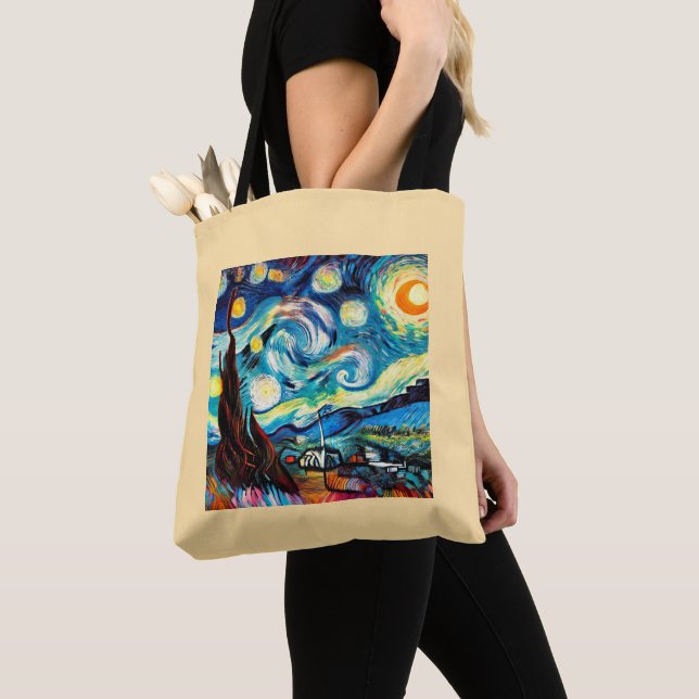 Vincent van Gogh Tote Bag (Close Up)
