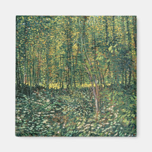 Vincent van Gogh   Trees and Undergrowth, 1887 Magnet