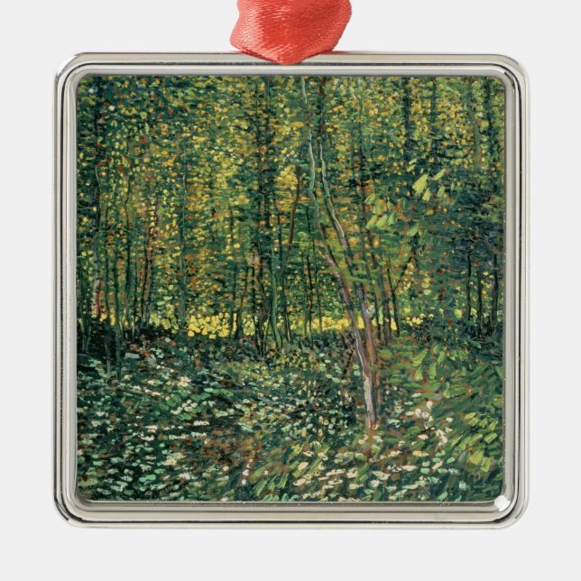 Vincent van Gogh | Trees and Undergrowth, 1887 Metal Ornament (Front)