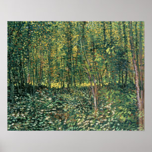 Vincent van Gogh   Trees and Undergrowth, 1887 Poster