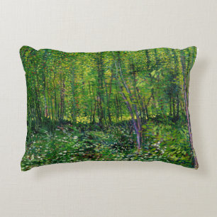 Vincent Van Gogh Trees And Undergrowth Decorative Cushion