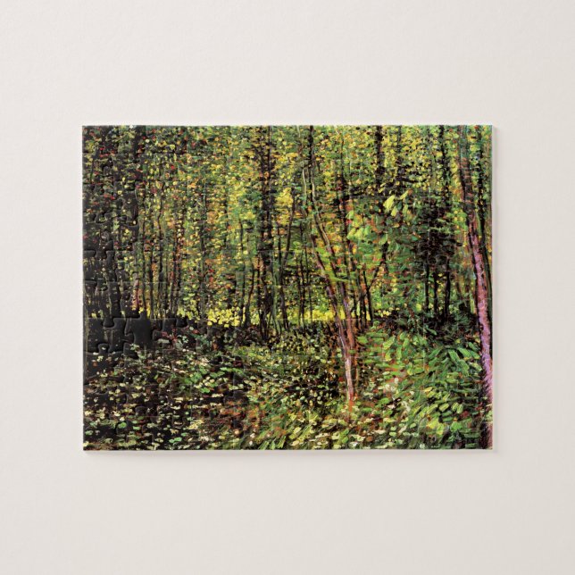 Vincent Van Gogh - Trees And Undergrowth Fine Art Jigsaw Puzzle (Horizontal)