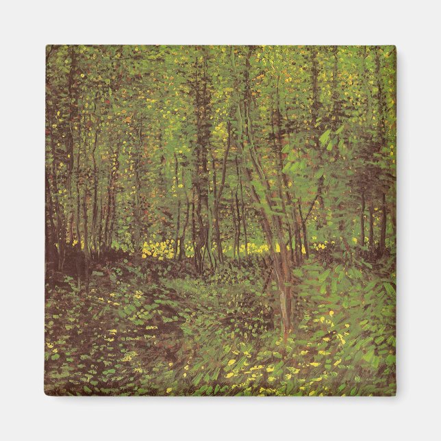 Vincent van Gogh - Trees and Undergrowth Magnet (Front)