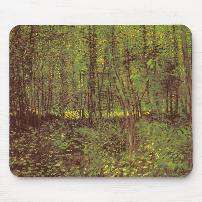 Vincent van Gogh - Trees and Undergrowth Mouse Pad (Front)