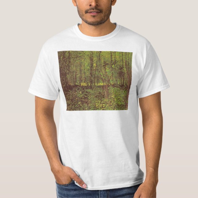 Vincent van Gogh - Trees and Undergrowth T-Shirt (Front)