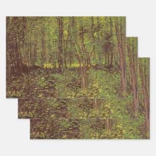 Vincent van Gogh - Trees and Undergrowth Wrapping Paper Sheet