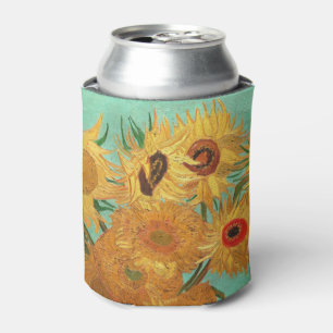 Vincent Van Gogh Twelve Sunflowers In A Vase Can Cooler