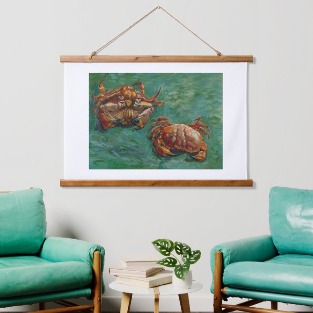 Vincent Van Gogh, Two Crabs Hanging Tapestry (Living Room)