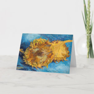 Vincent van Gogh - Two Cut Sunflowers Card