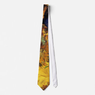 Vincent Van Gogh - Two Cut Sunflowers - Fine Art Tie