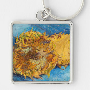 Vincent van Gogh - Two Cut Sunflowers Key Ring