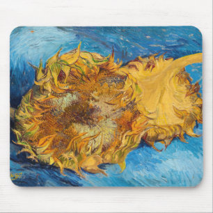 Vincent van Gogh - Two Cut Sunflowers Mouse Pad