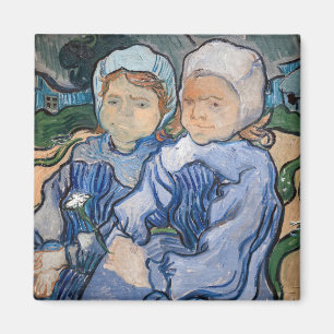 Vincent van Gogh - Two Little Girls Magnet