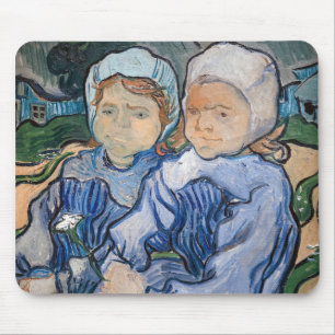 Vincent van Gogh - Two Little Girls Mouse Pad