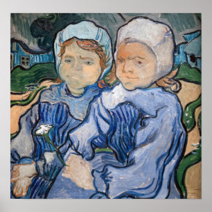 Vincent van Gogh - Two Little Girls Poster