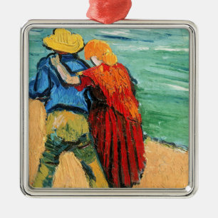 Vincent van Gogh - Two Lovers Metal Ornament