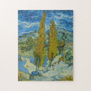Vincent Van Gogh, Two Poplars in The Alpilles Jigsaw Puzzle