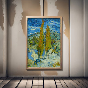 Vincent Van Gogh, Two Poplars in The Alpilles Photo Print