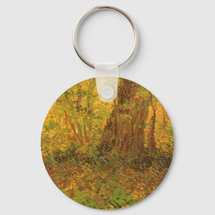 Vincent van Gogh - Undergrowth Key Ring