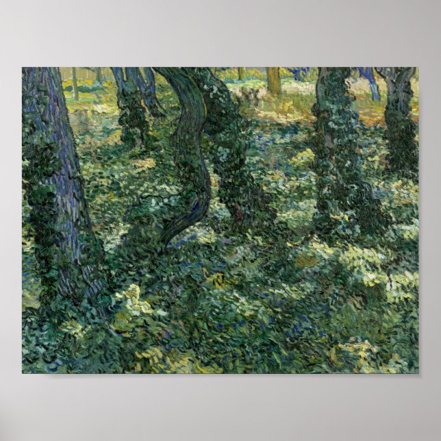 Vincent van Gogh - Undergrowth Poster (Front)