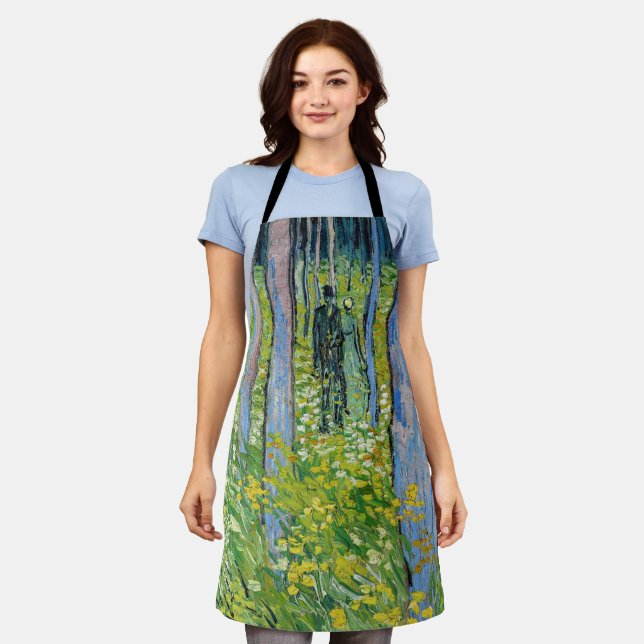 Vincent van Gogh - Undergrowth with Two Figures Apron (Worn)