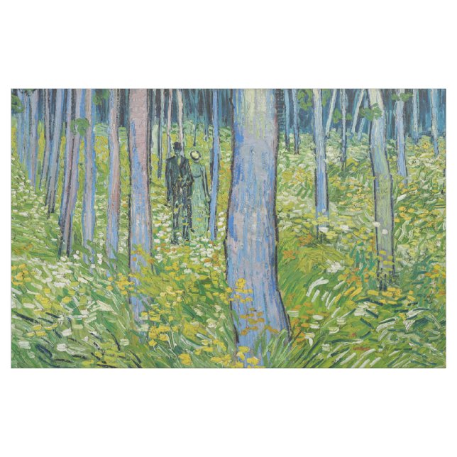 Vincent van Gogh - Undergrowth with Two Figures Fabric (Yard)